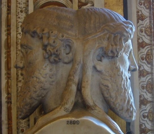 the Roman god Janus