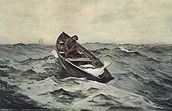 The Fog Warning by Winslow Homer