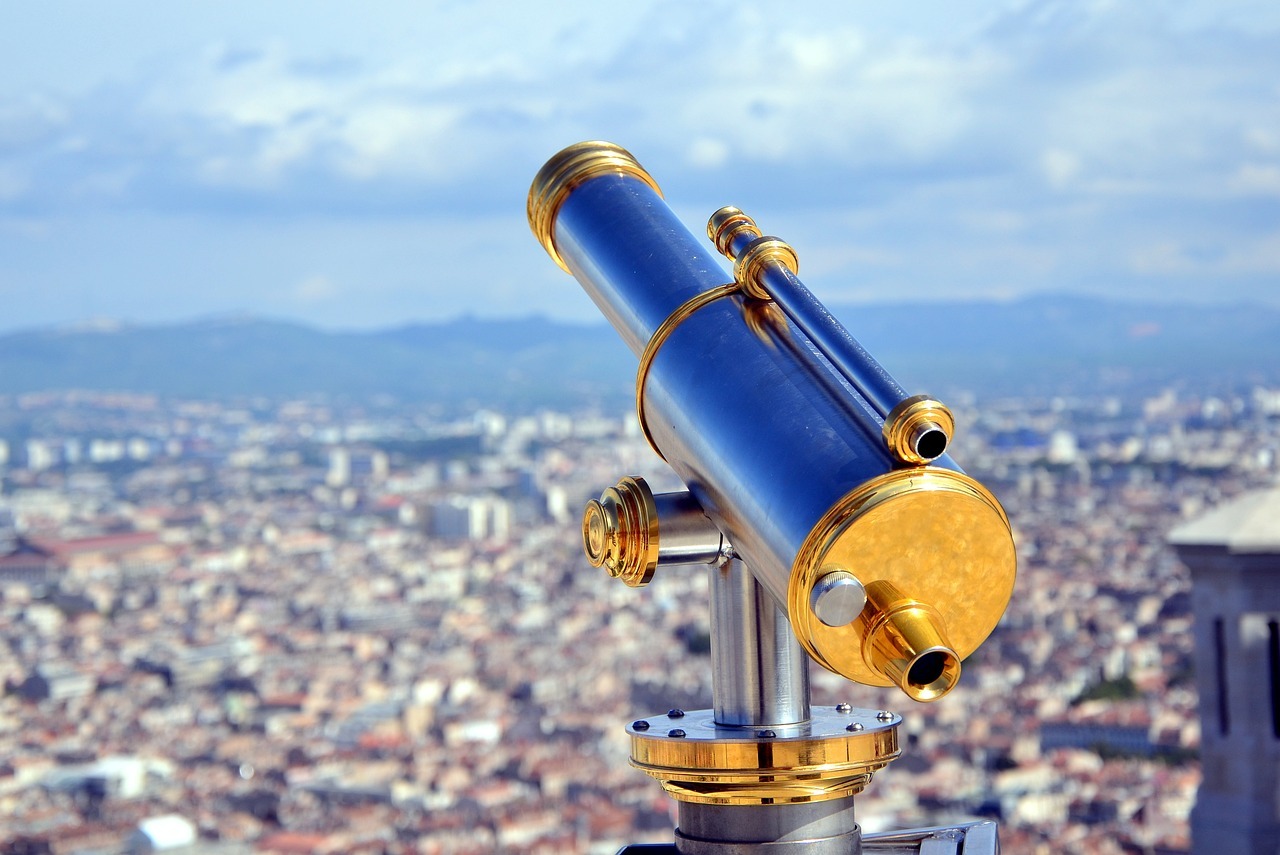 telescope on viewdeck