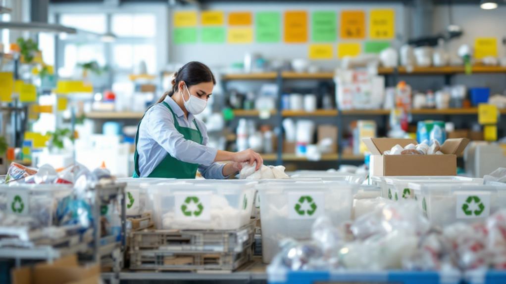 recycling thermocol sorting process