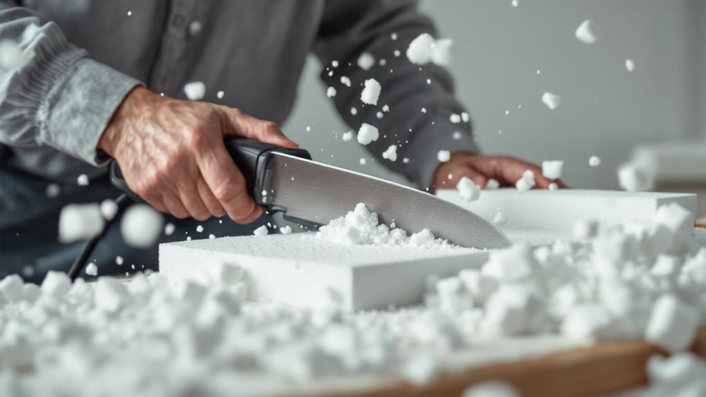 using an electric knife