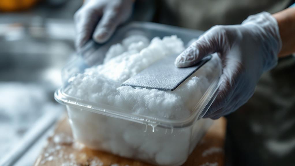 freeze and scrape technique