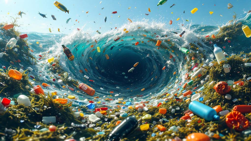 marine debris accumulation zones