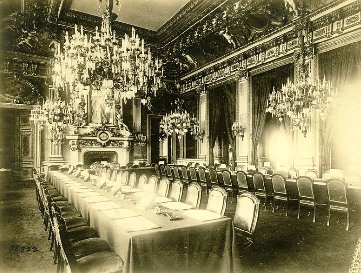 First Meeting of the League of Nations Council in the Salle de l’Horloge