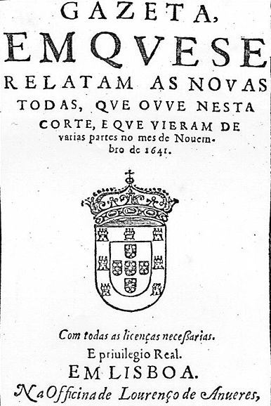 Gazeta em Que Se Relatam as Novas Que Houve Nesta e Que vieram de Várias Partes