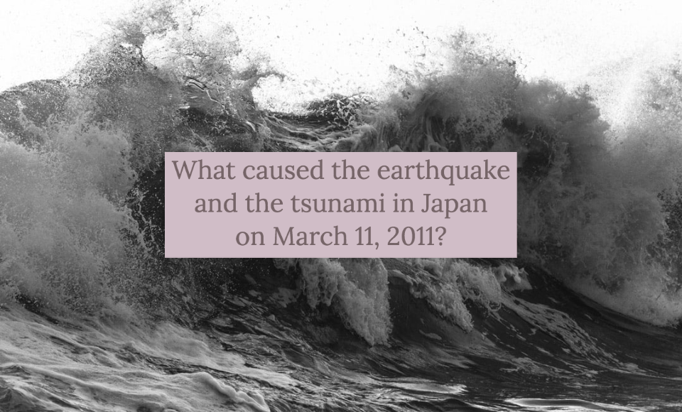 What caused the earthquake and the tsunami in Japan on March 11, 2011?