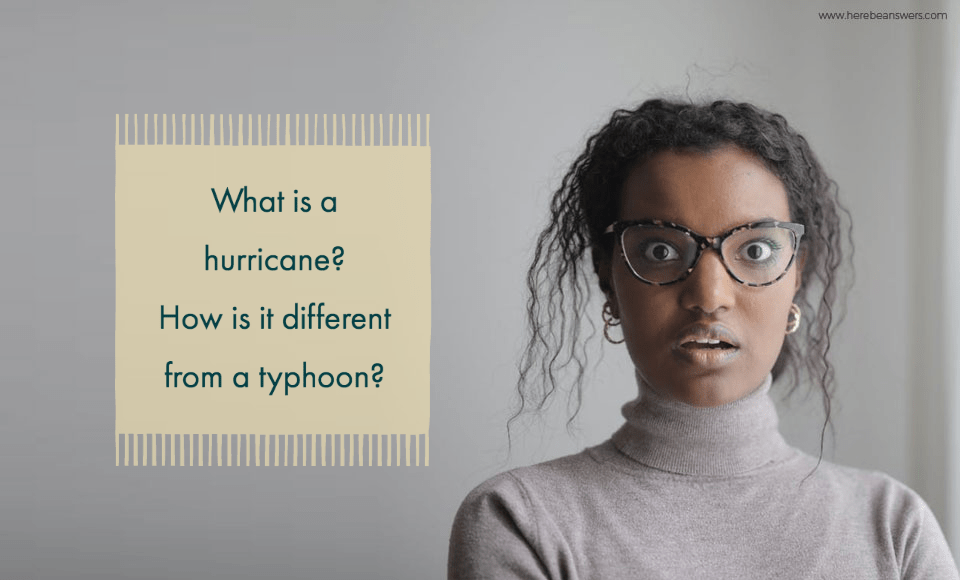 What is a hurricane? How is it different from a typhoon?
