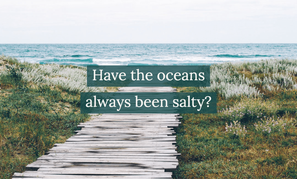 Have the oceans always been salty