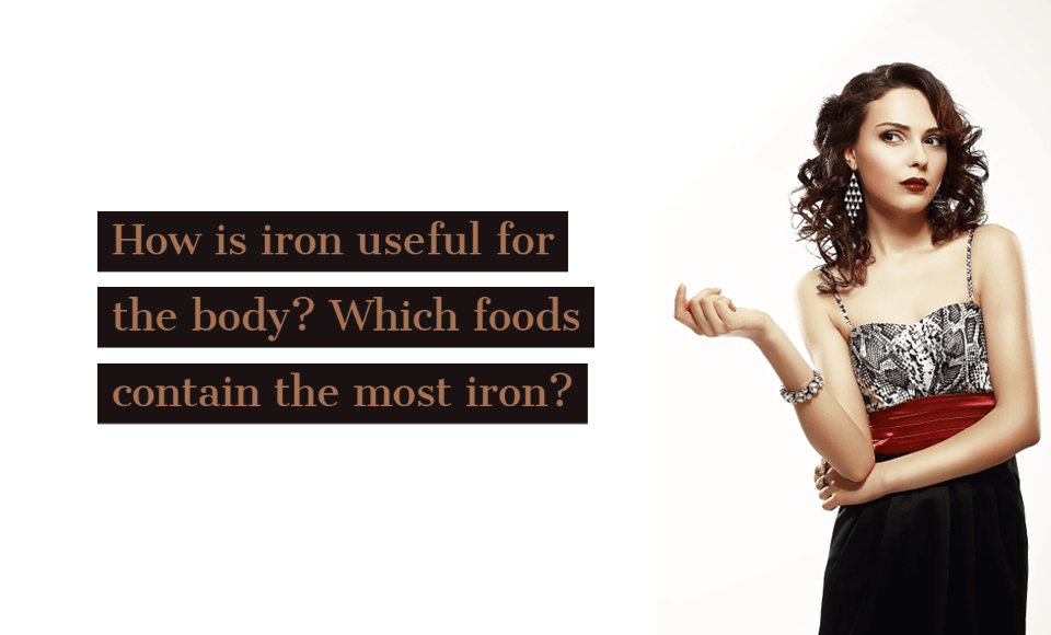 How is iron useful for the body? Which foods contain the most iron?