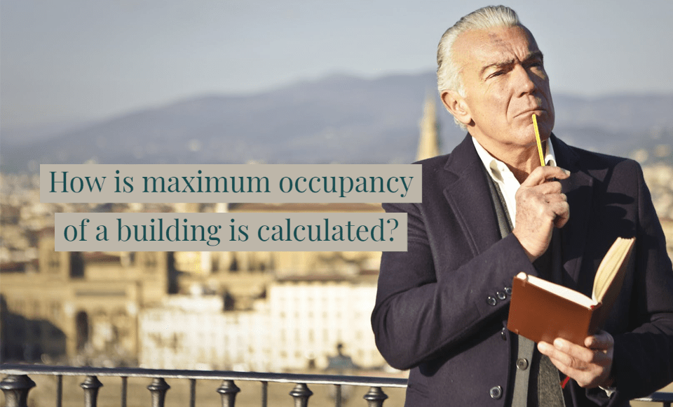 How is maximum occupancy of a building determined?