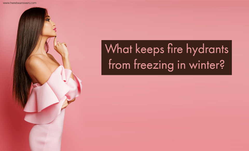 What keep fire hydrants from freezing in winter?