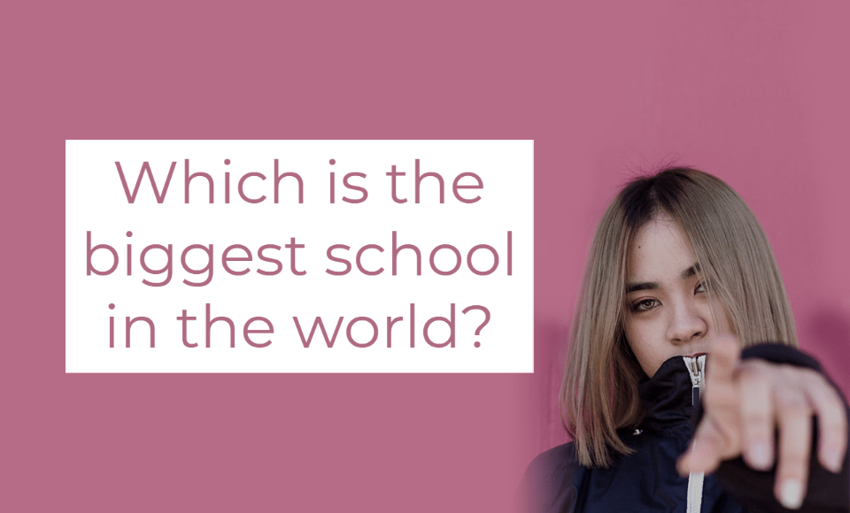 Which is the biggest school in the world?
