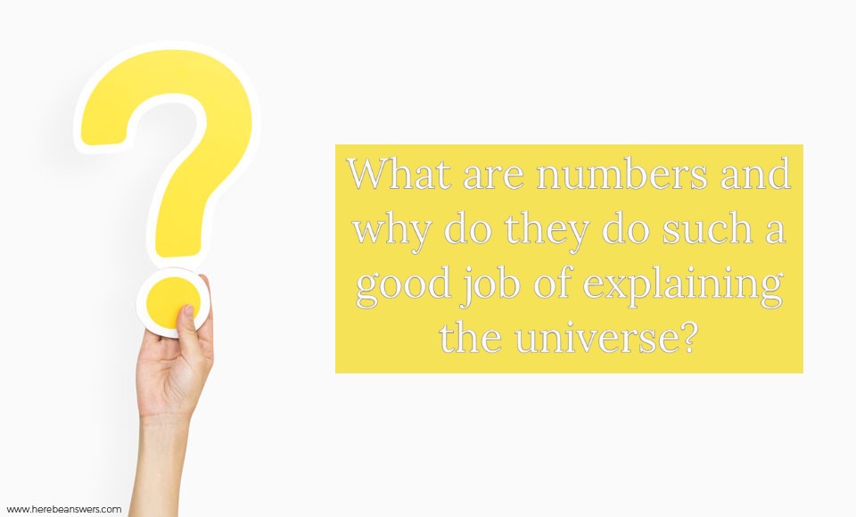 What are numbers and why do they do such a good job of explaining the universe