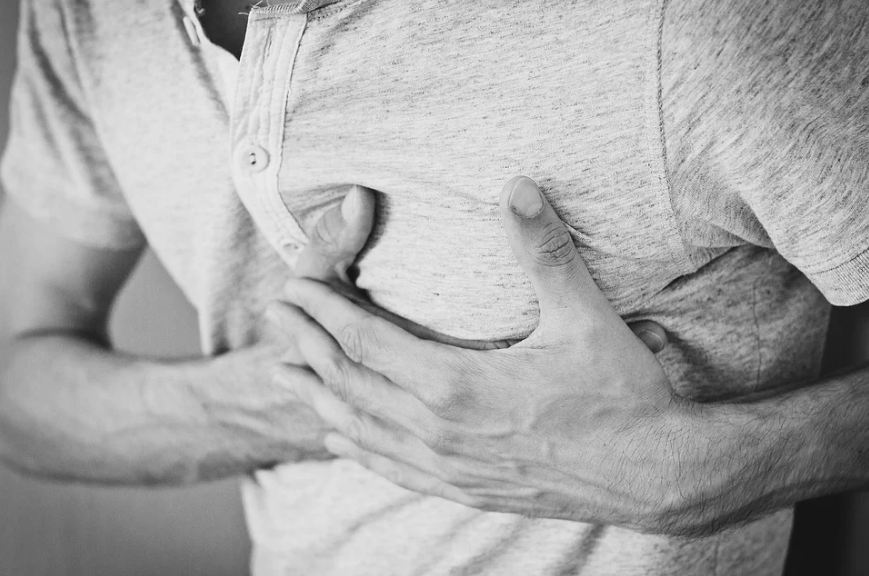Chest pain is seen as a symptom of people suffering from Aerophagia.