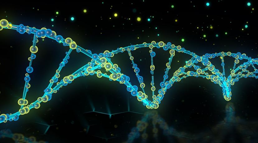 abstract DNA biochemistry illustration