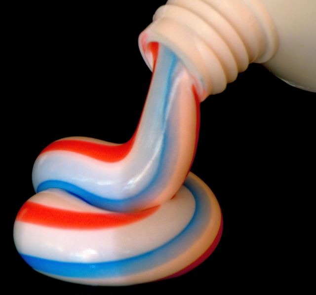 striped toothpaste